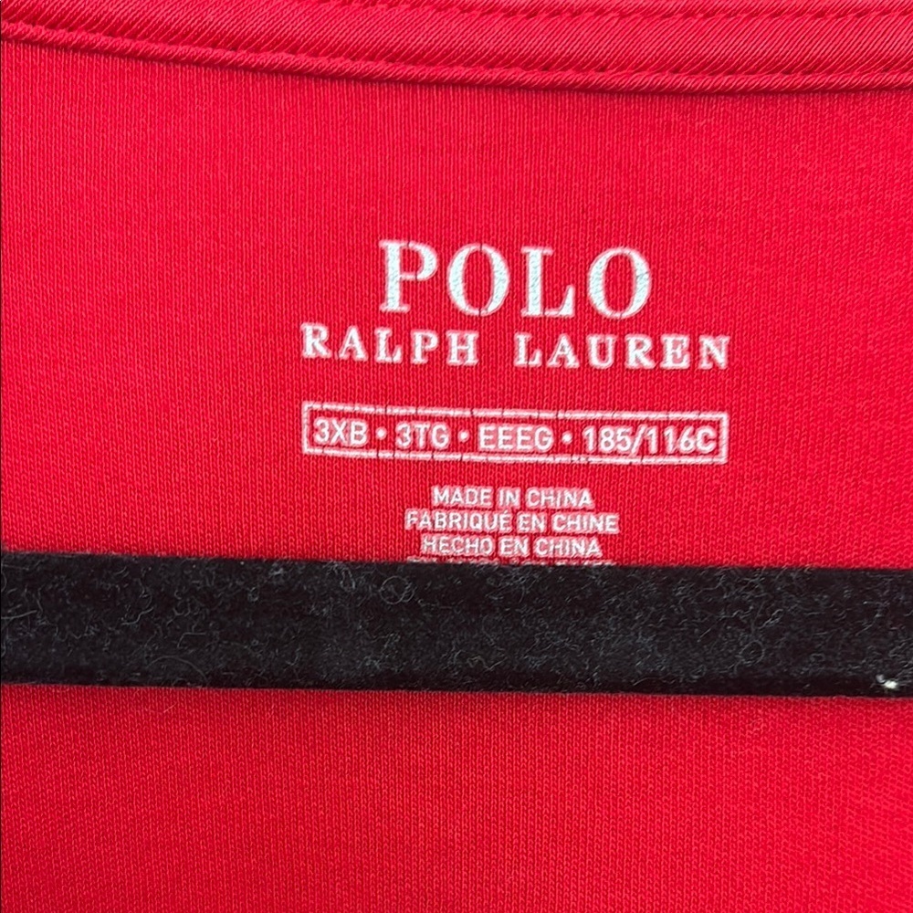 🦸‍♂️Big & Tall Polo Ralph Lauren Vibrant Red/ black Jacket - Picture 2 of 5